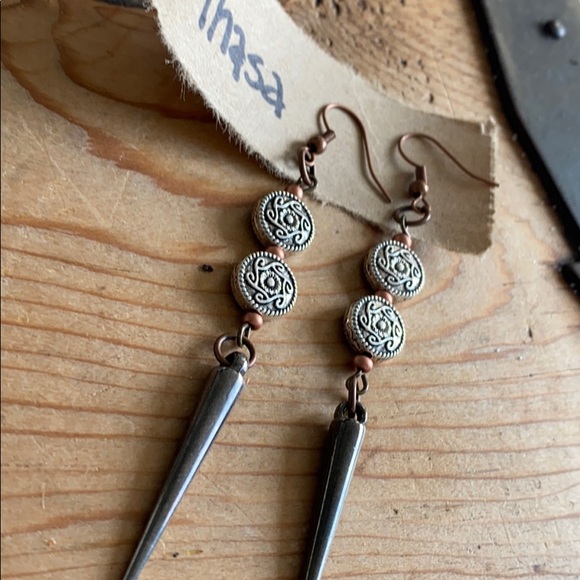 upcycled earrings FREE WITH A PURCHASE - Picture 8 of 13